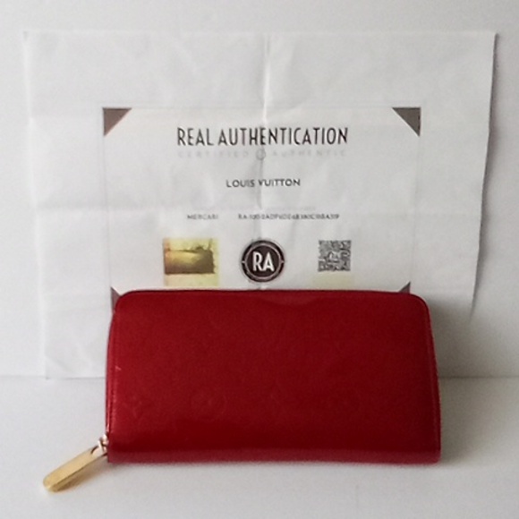 Louis Vuitton amarante vernis zippy wallet red wine burgundy color. - Picture 1 of 13